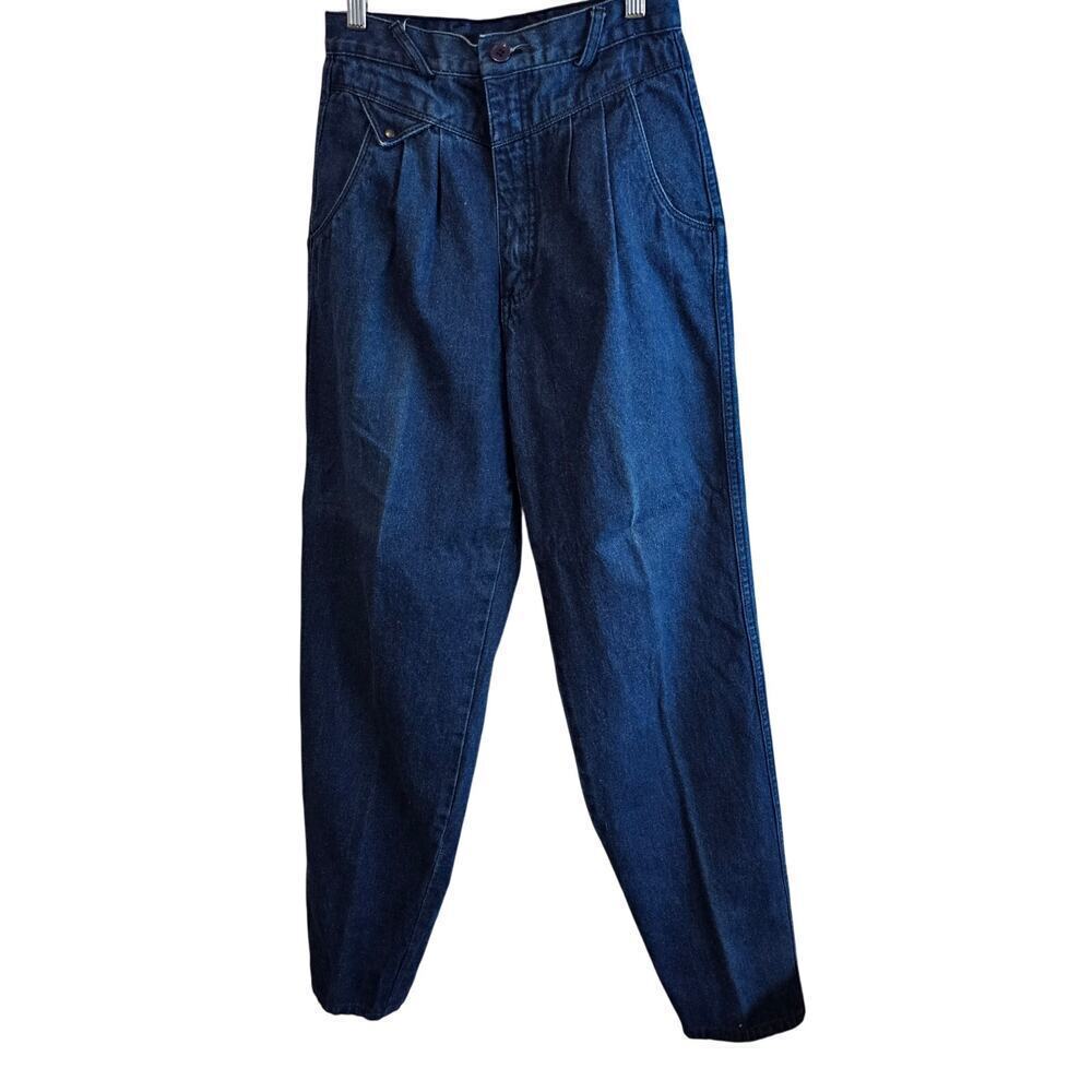Rockies Vintage Jeans Women Size 4 80s Blue Tapered High Rise Western Retro Farm